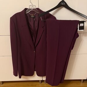 DKNY Women’s Deep Purple Suit Set
